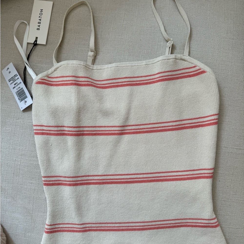 Babaton Cream Fitted Camisole Top